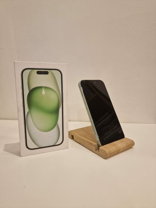 iPhone 15 Verde/Green 128GB 5G | Impecabil, Baterie 100%