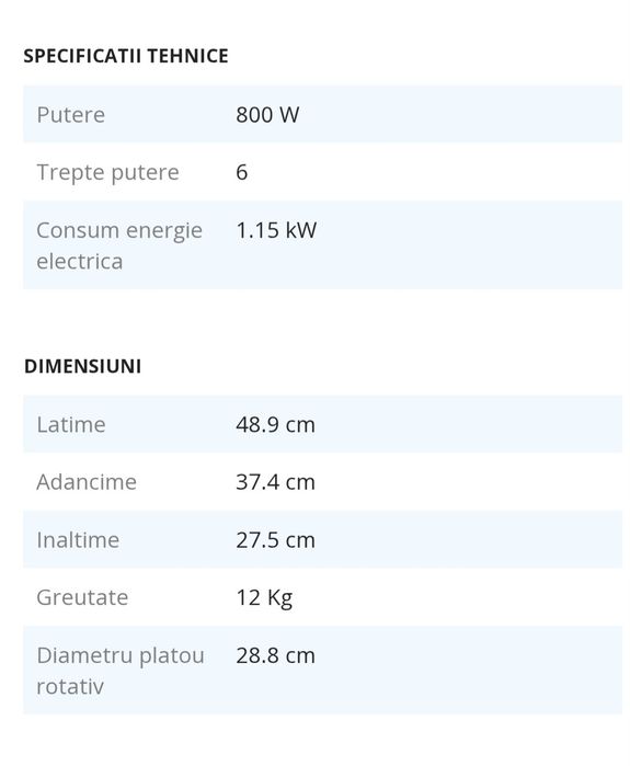 Cuptor cu microunde Samsung
