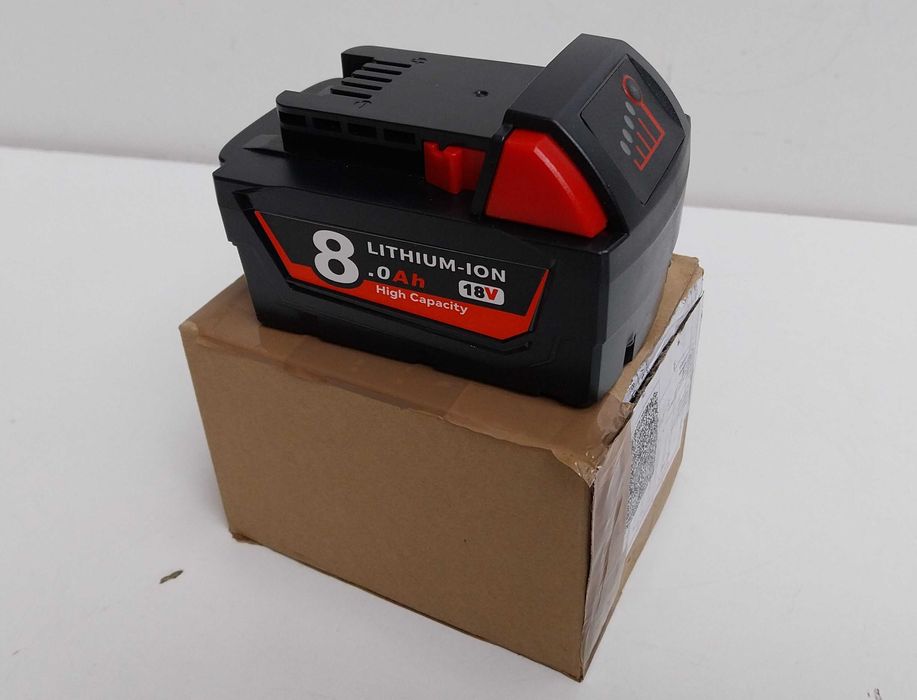 НАЙ ДОБРАТА ОФЕРТА НОВА Батерия 18V / 8Ah за Milwaukee М18