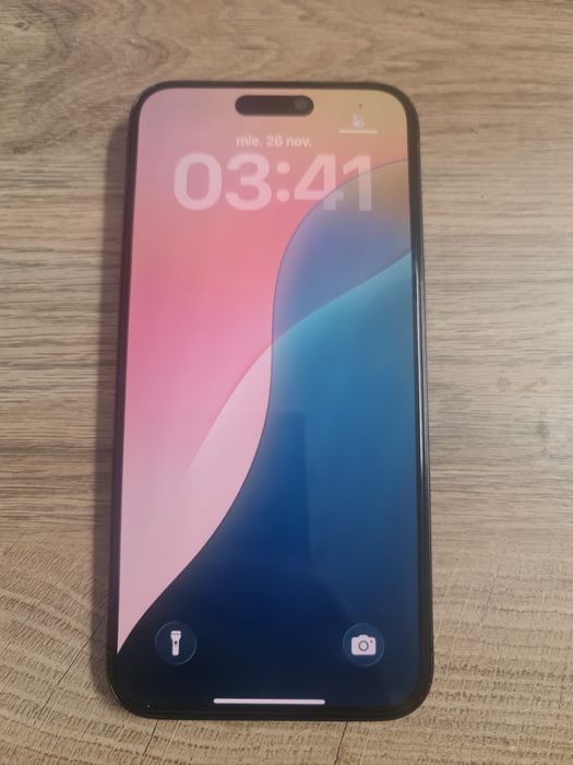 Vand 15 pro max 256gb. Negru. 89% baterie