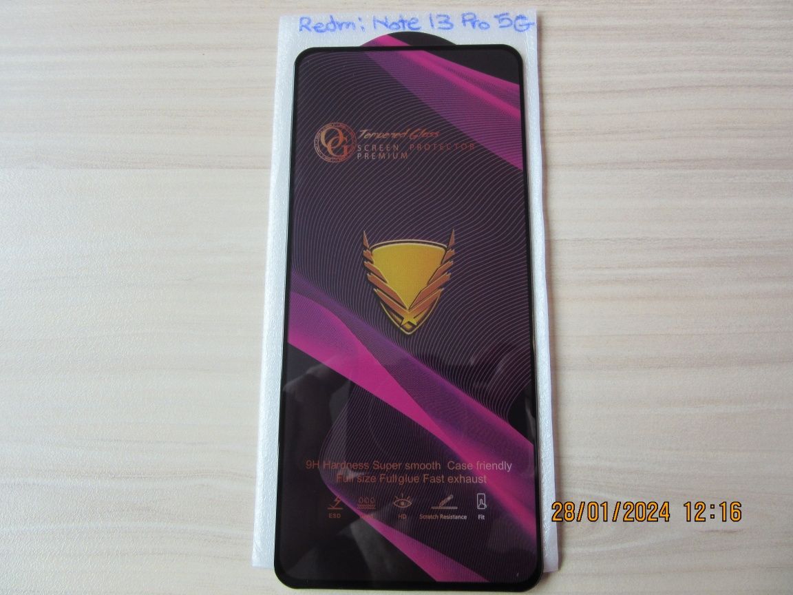 Xiaomi Redmi Note 14 / 14S / 13 Pro /13/OG Full Glue стъклен протектор
