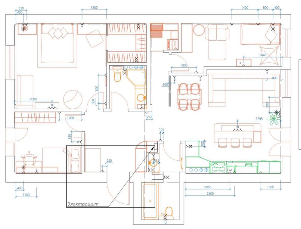 Продаётся 4х квартира ЖК «Hausmeister», 122м2. Яккасарайский район.