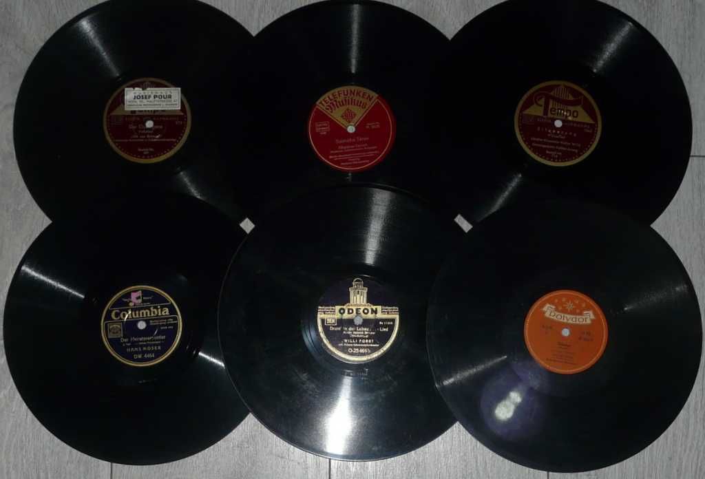 Vinil disc de ebonita,patefon/gramofon,shellac,78 RPM,Polydor,Odeon