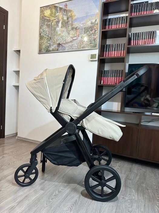Cărucior bebi ca nou 3 în 1 calitate TOP !!! Scaun auto set