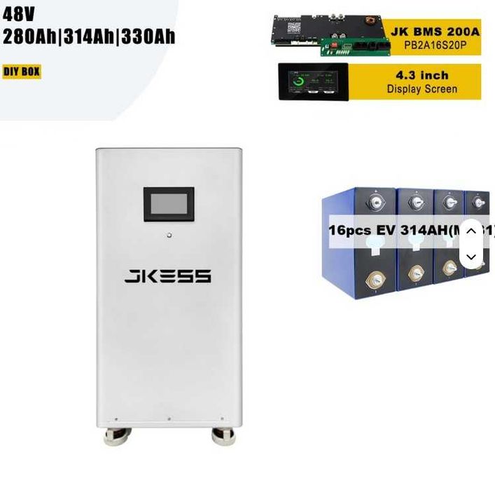 Sistem Fotovoltaic Acumulatori LiFePO4 314-628Ah + Panouri -Invertoare