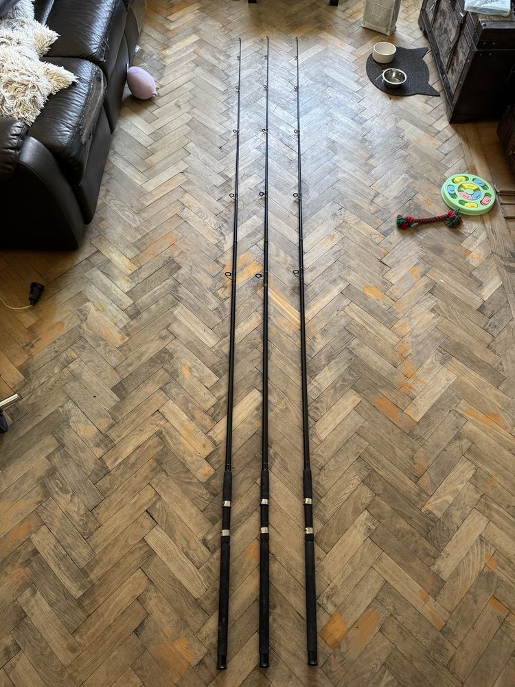 2 Lansete feeder 3.90m + 3 lansete clasice 3m