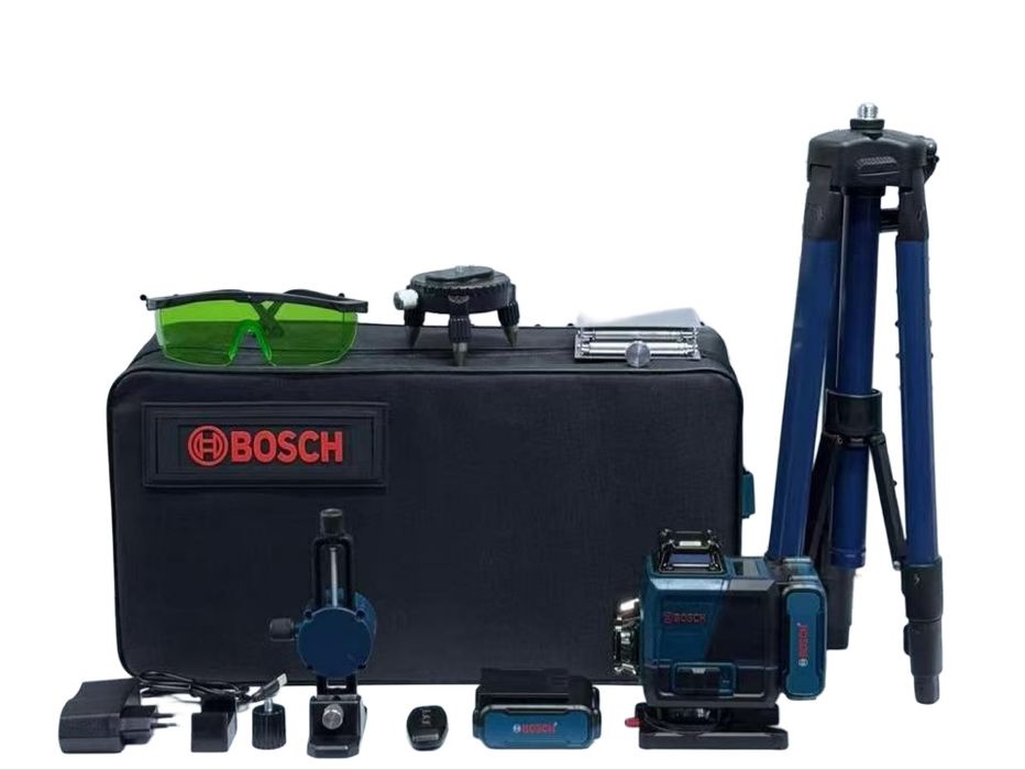 Лазерный уровень 16 лучей с большими аккумуляторами