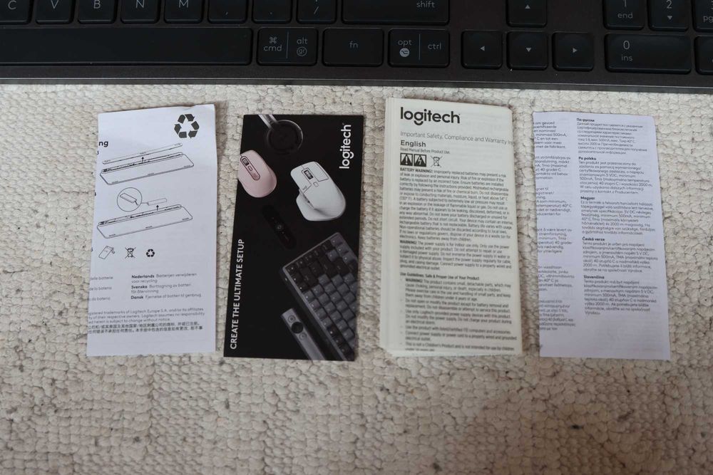 Клавиатура Logitech MX Keys S, US, Graphite 3 бр.