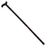Baston locomotie IdeallStore®, Old School, lemn, 89 cm, maro