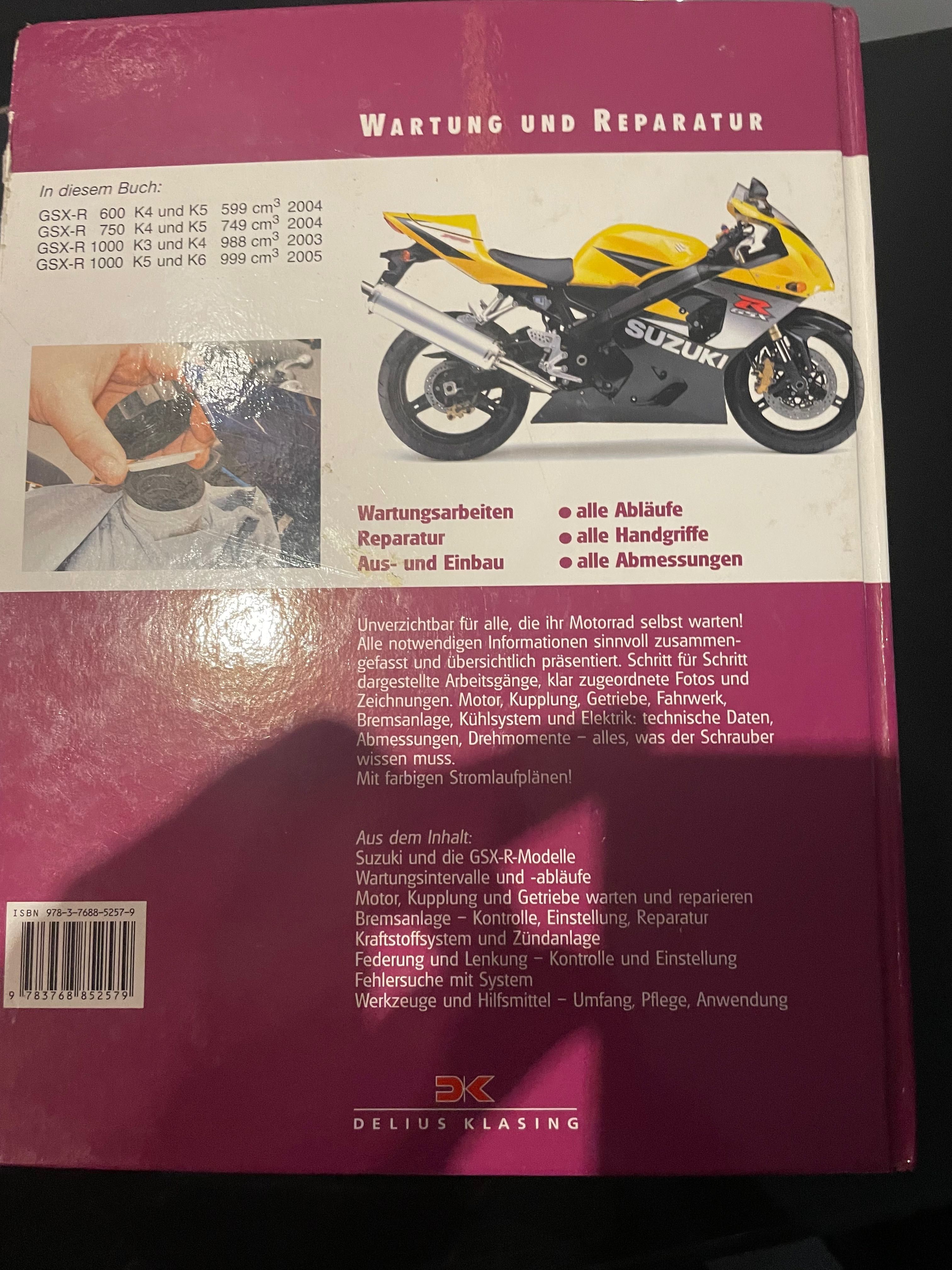 Suzuki gsxr Книга подръжка и ремонт