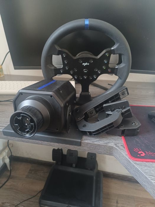 Руль игровой pxn v99 900°, коробка передач, 3 педали, 900°