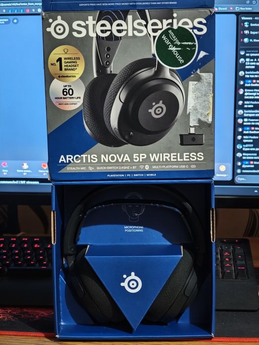 Слушалки Steelseries Arctis Nova 5T Wireless