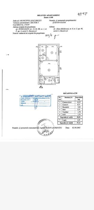 Apartament 2 camere, sector 5, strada Humulesti