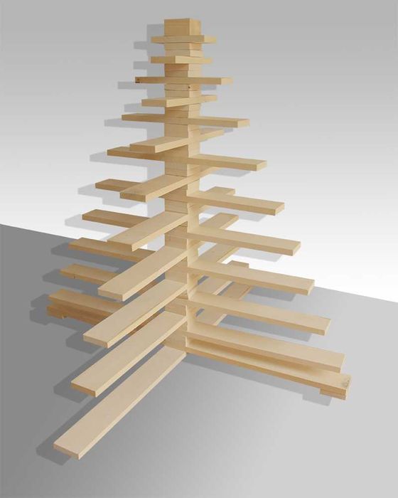 Дървена Коледна Елха Различни Размери и Модели