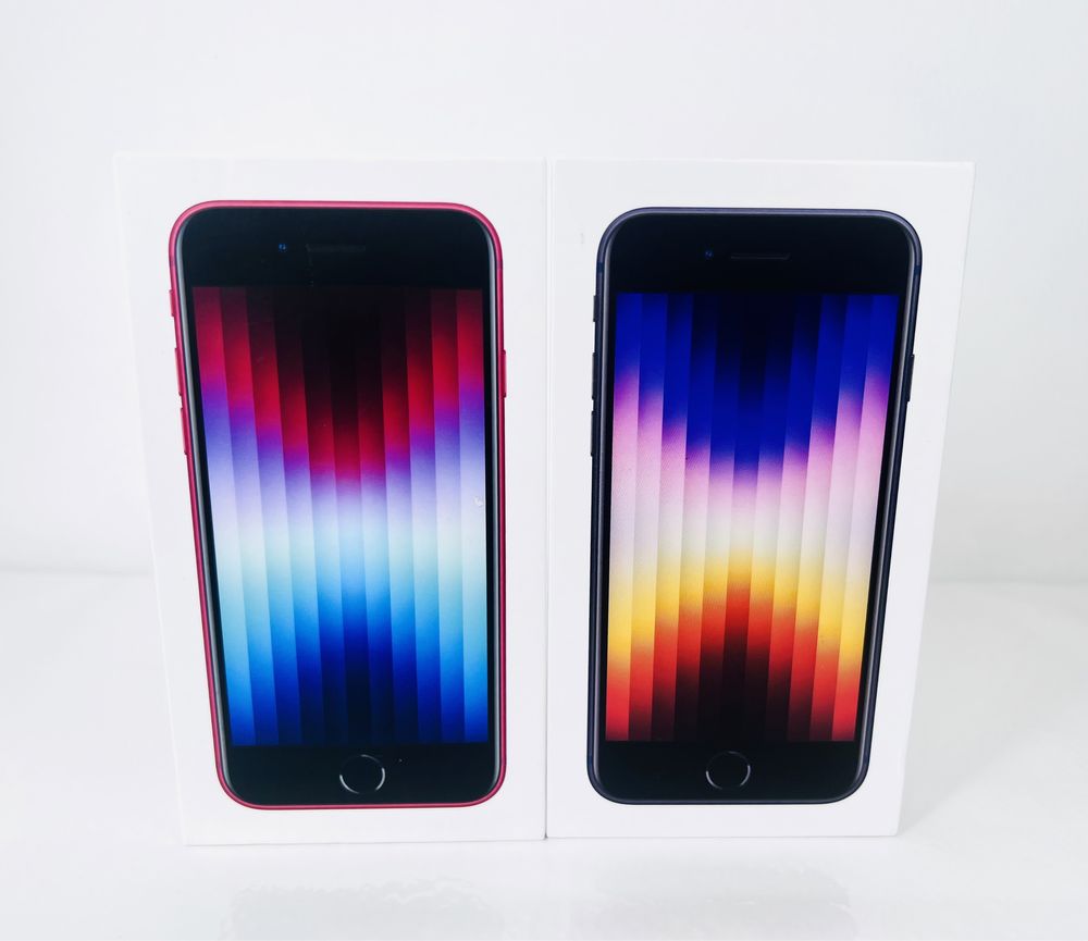НОВ! Apple iPhone SE 2022 64GB Midnight Гаранция!