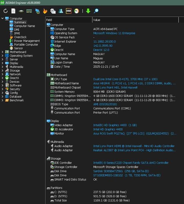 Sistem PC Desktop Office - Maguay eXpertStation Windows 11 25H2