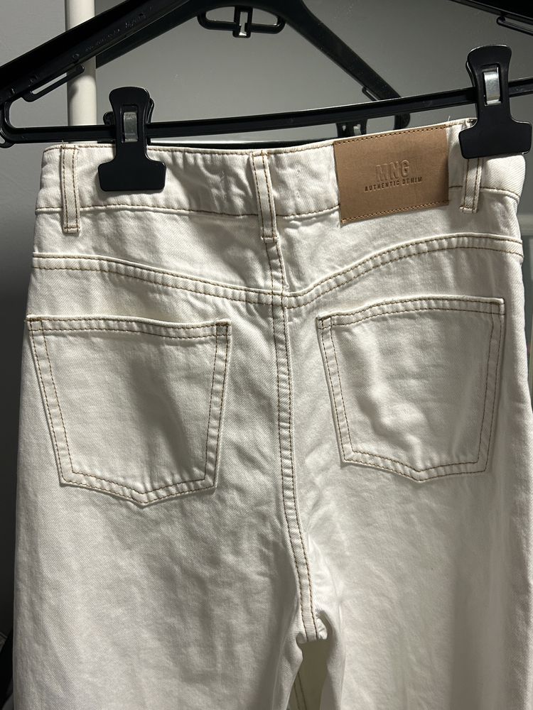 Pantaloni baggy Mango cu talie inalta