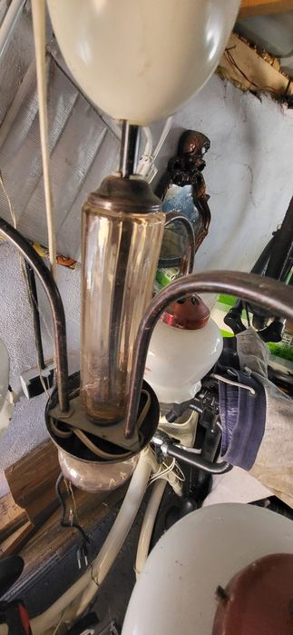 Lustra veche pictata manual