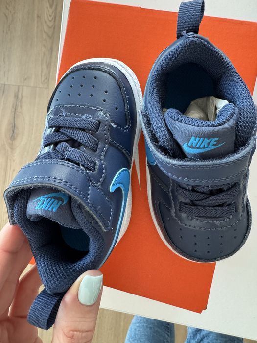 Кожени детски маратонки Nike, размер 19,5