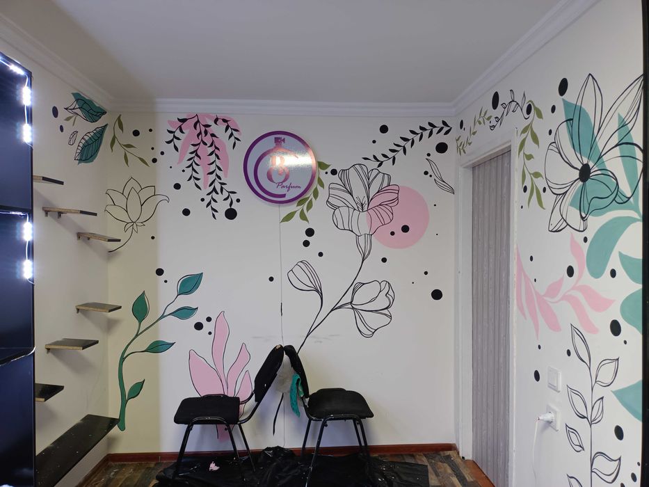 Роспись  стен, Художник