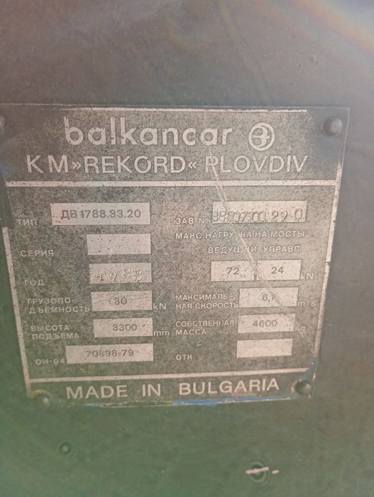 Мотокар балканкар