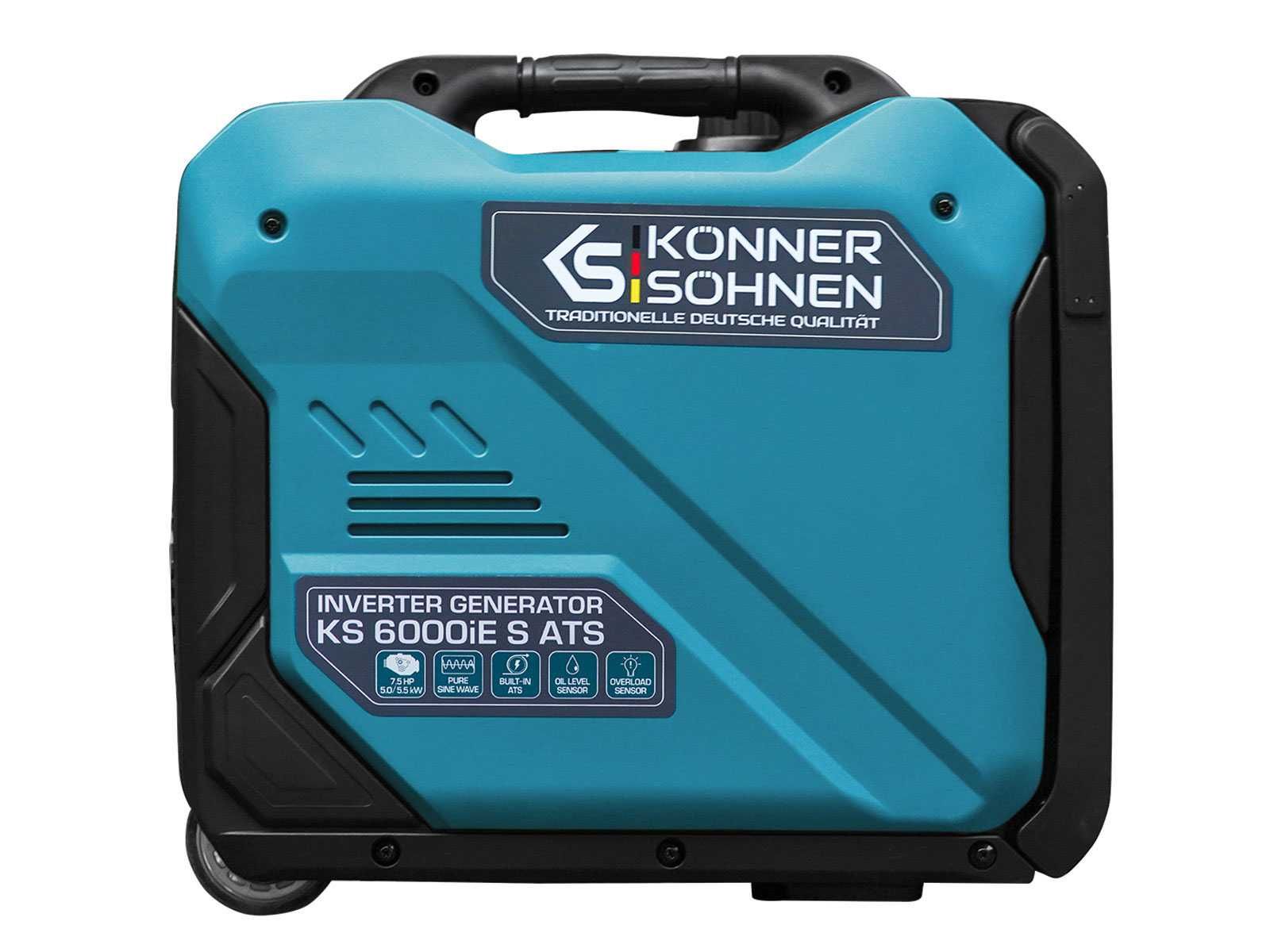 Generator de curent cu invertor 5.5 kW Koenner KS 6000iE S cu ATS