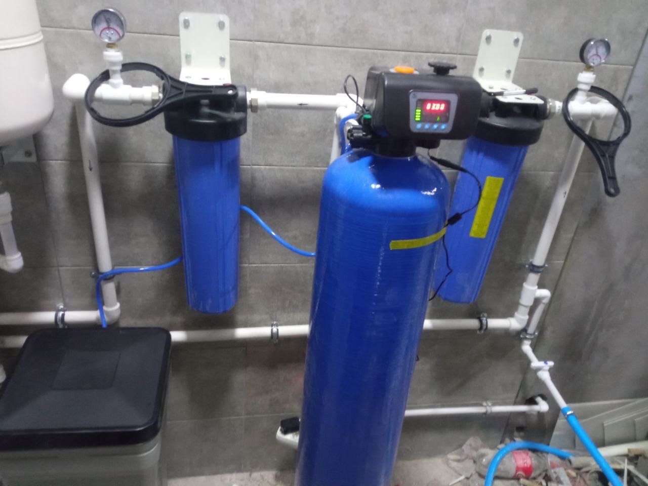 Установка промышленных и бытовых фильтров для воды