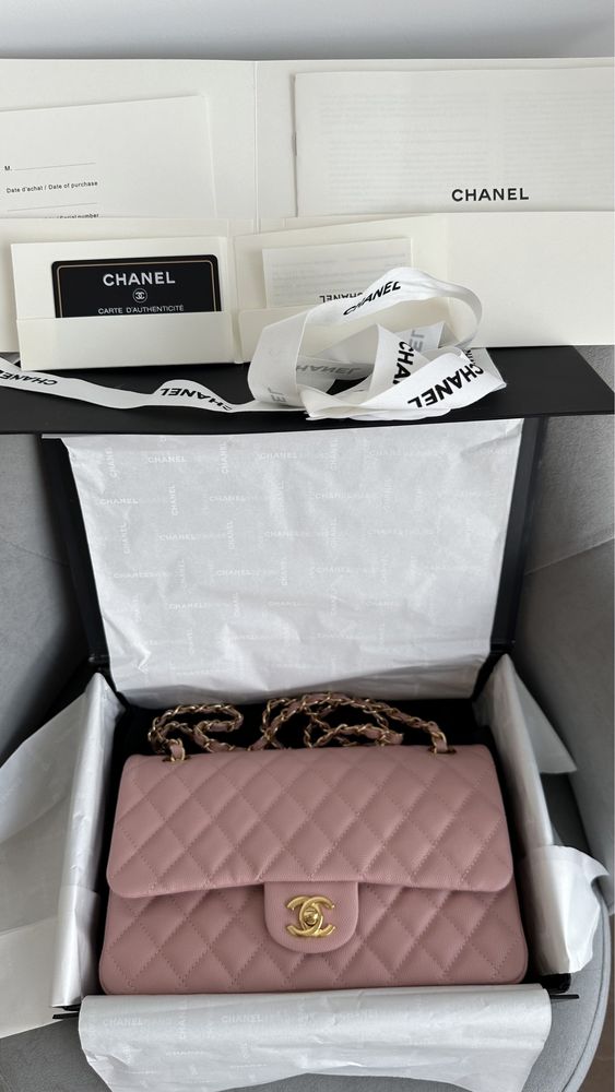 SALE! Сумка Chanel розовая с док-ми