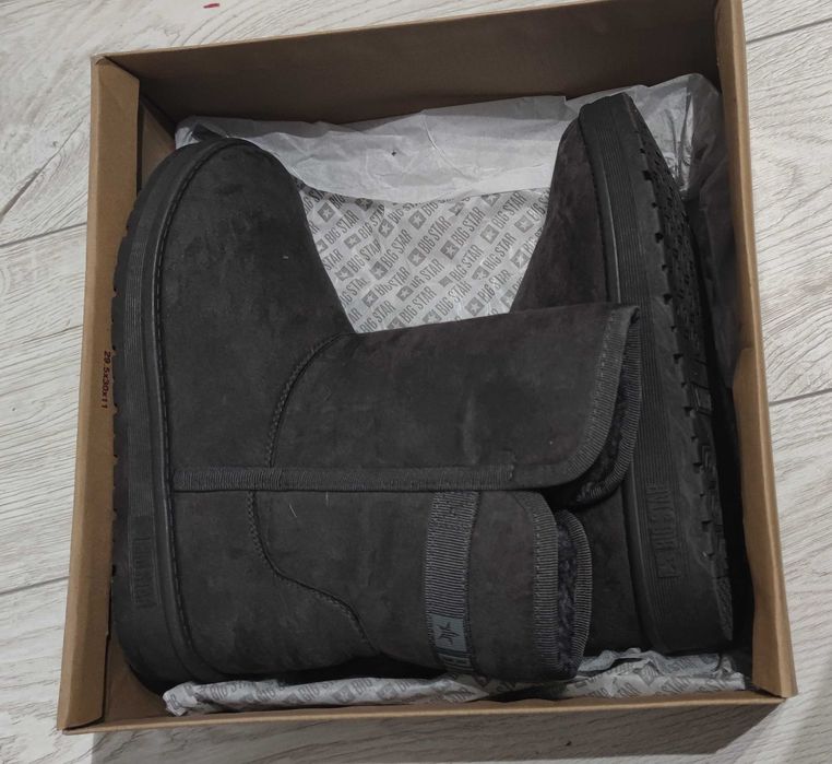 Cizme scurte UGG Big Star cu logo, mar. 37, noi