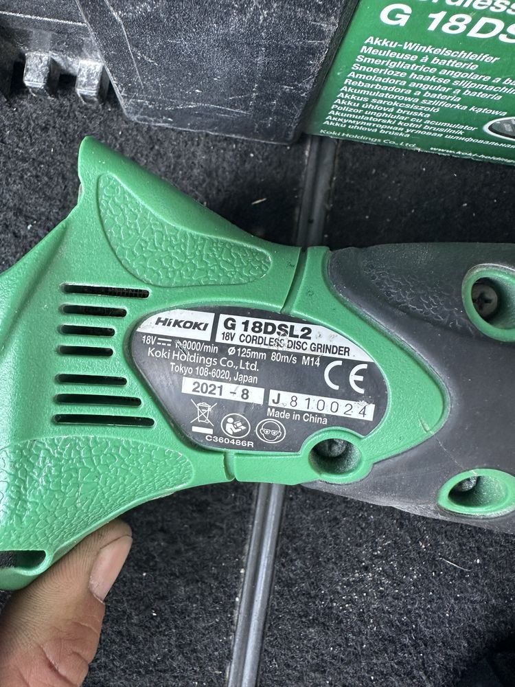 Hikoki G 18DSL2 ъглошлайф