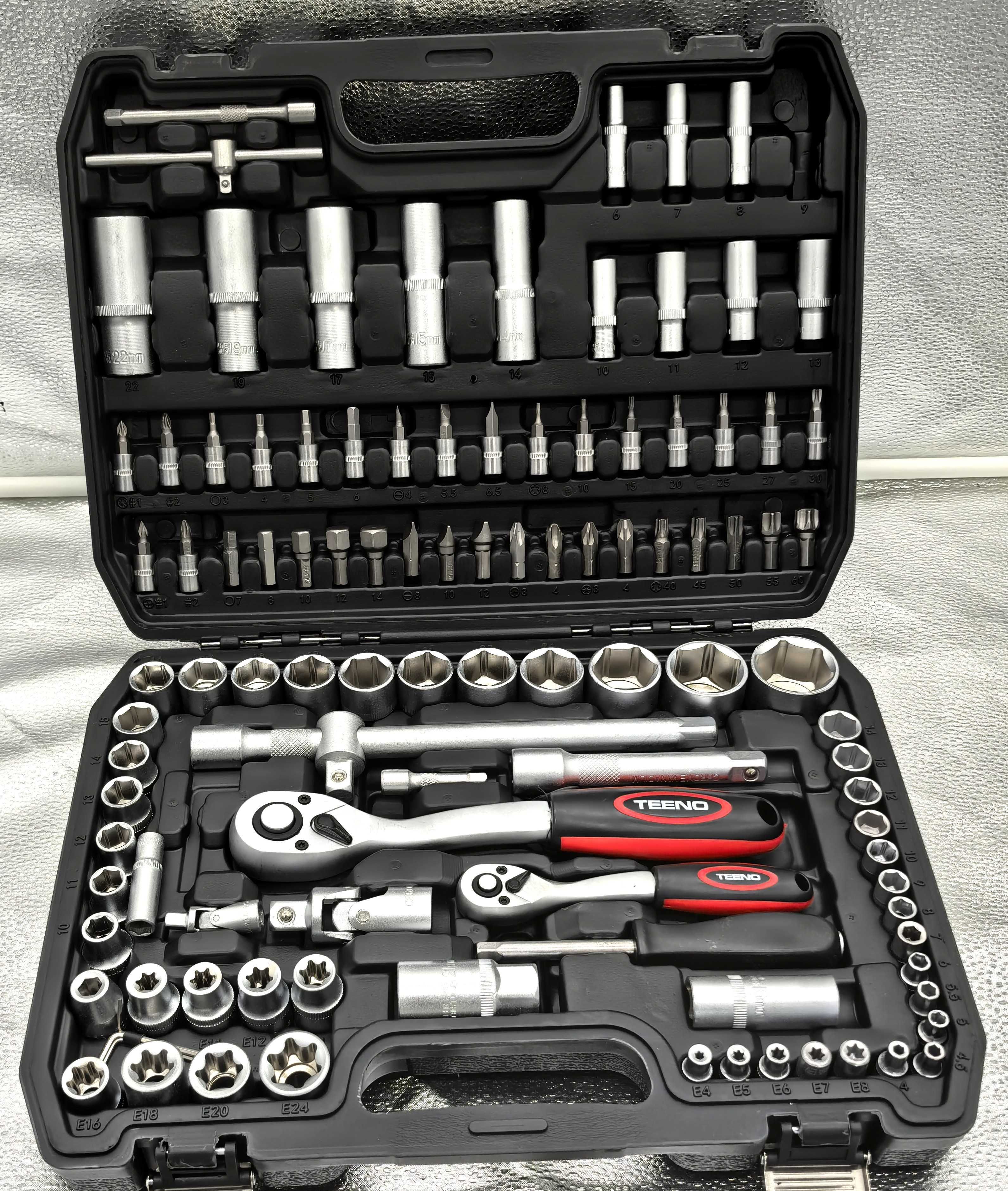Trusa chei tubulare 108 piese – compacta si practica!