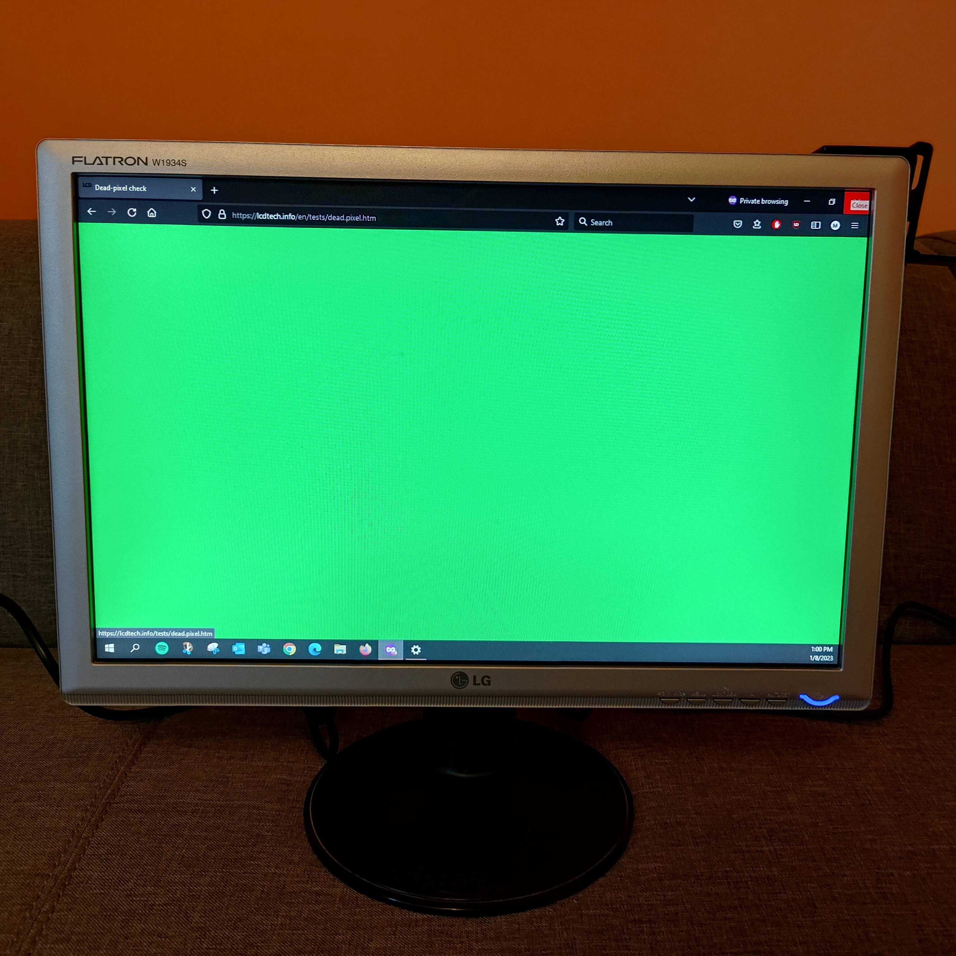 Monitor LCD LG W1934S-BN, 19" Wide 19 inch