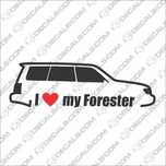 Стикери Субару Форестър Subaru Forester