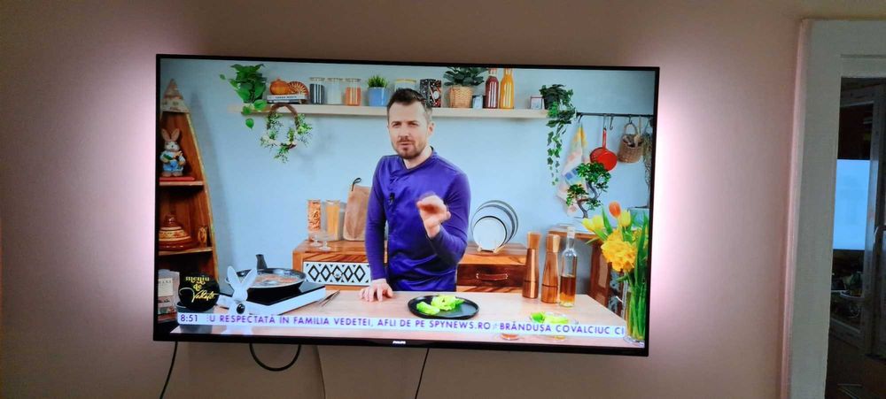 Philips  smart 49PUS7909  4K UHD Android Philips ambilight 123 cm ,