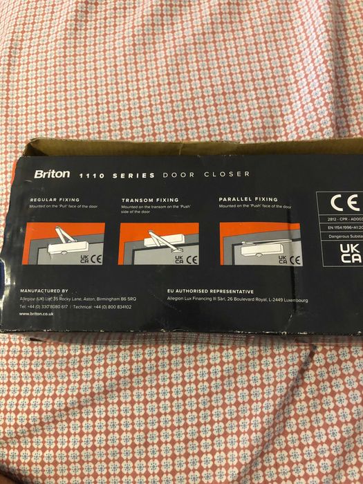 BRITON 1110 Горен автомат за затваряне на врата