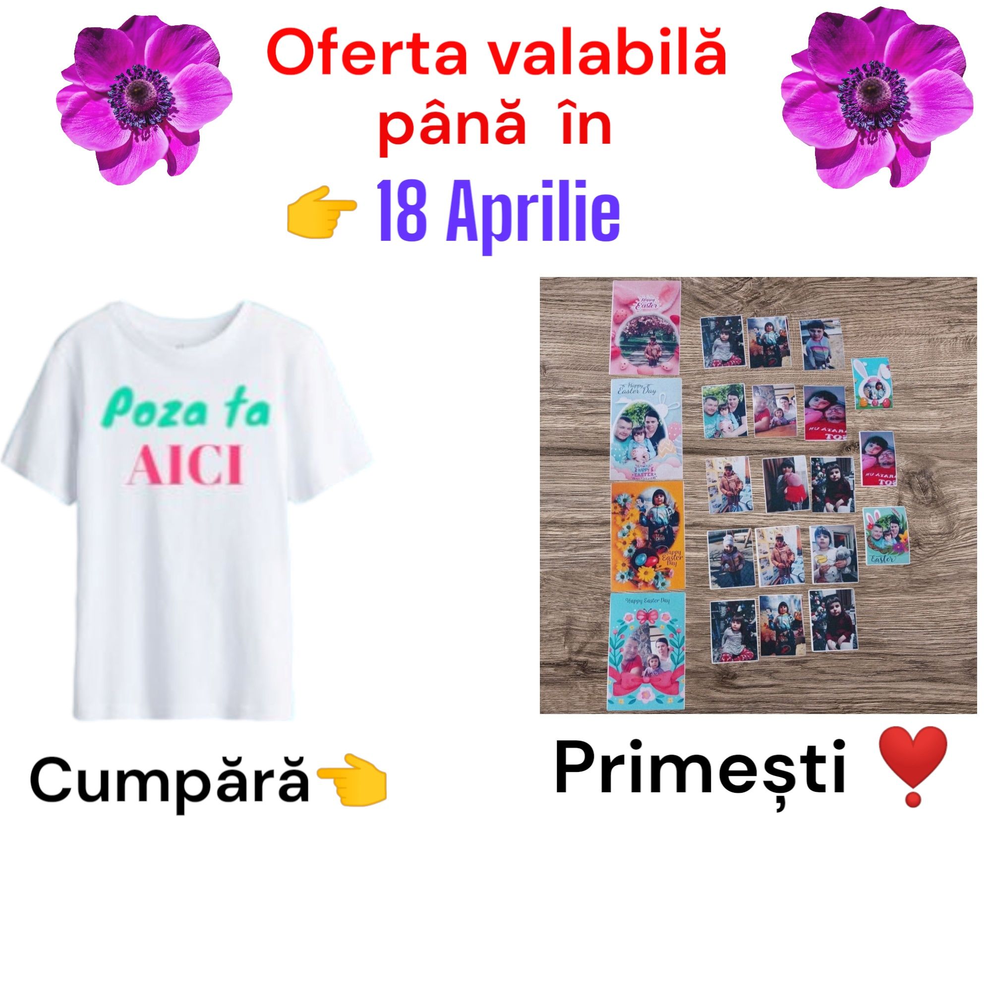 Tricouri personalizate plus cadou