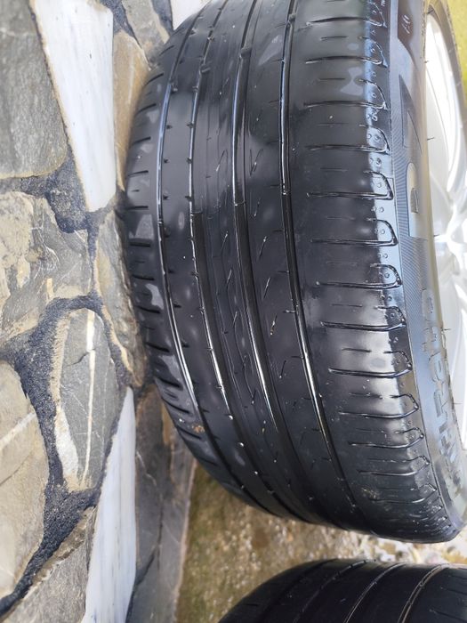 Jante 5x112 R 17 cu Cauciucuri Pirelli vara 225/50/R 17