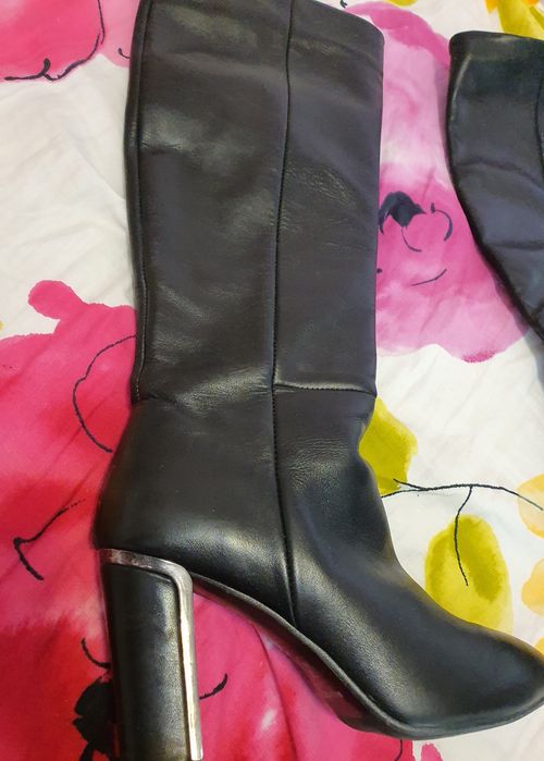Cizme piele EPICA made în Italia , negre, 38