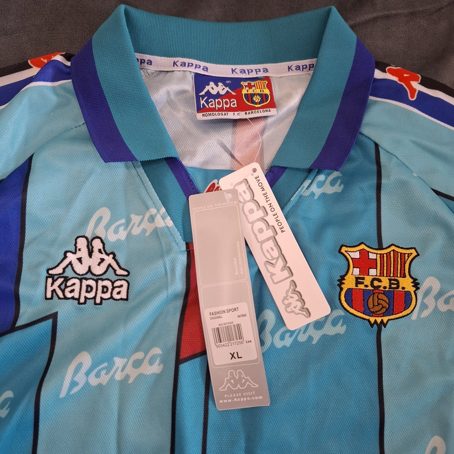 KAPPA ретро тениска на Barcelona НОВА