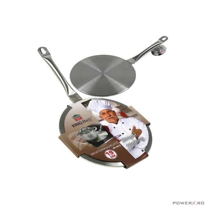 Dispozitiv, adaptor pentru plite cu inductie diametru 19 cm, KingHoff