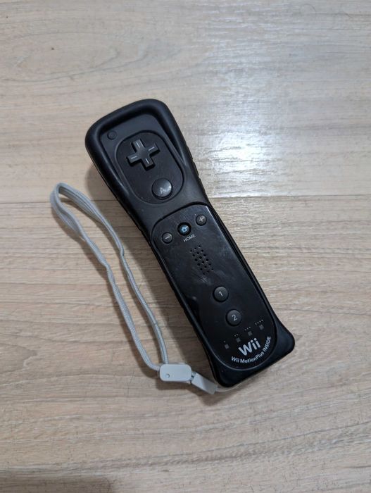 Wiimote negru cu MotionPlus pentru Nintendo Wii
