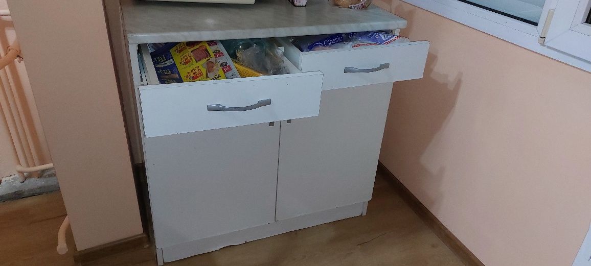 Долен кухненски шкаф, с термоплот