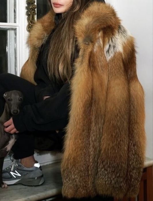 Blana naturala vulpe rosie