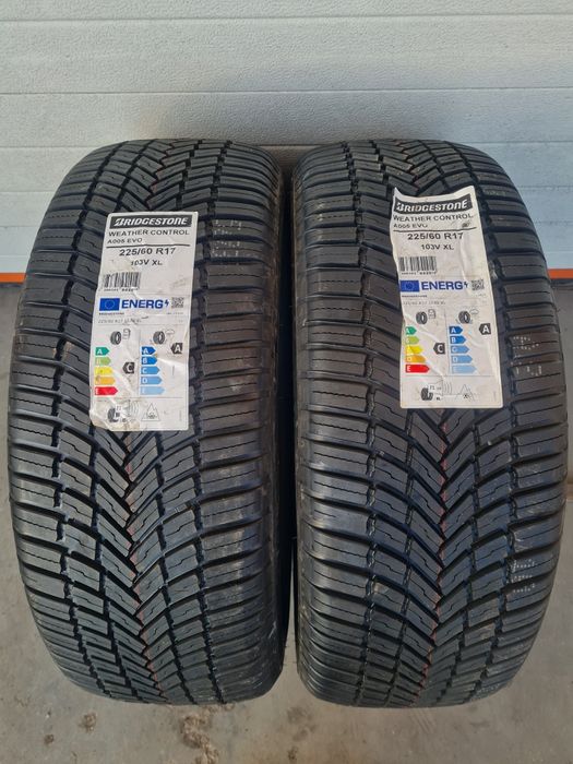 Нови всесезонни гуми 2 броя BRIDGESTONE WetherControl A005 225 60 R17