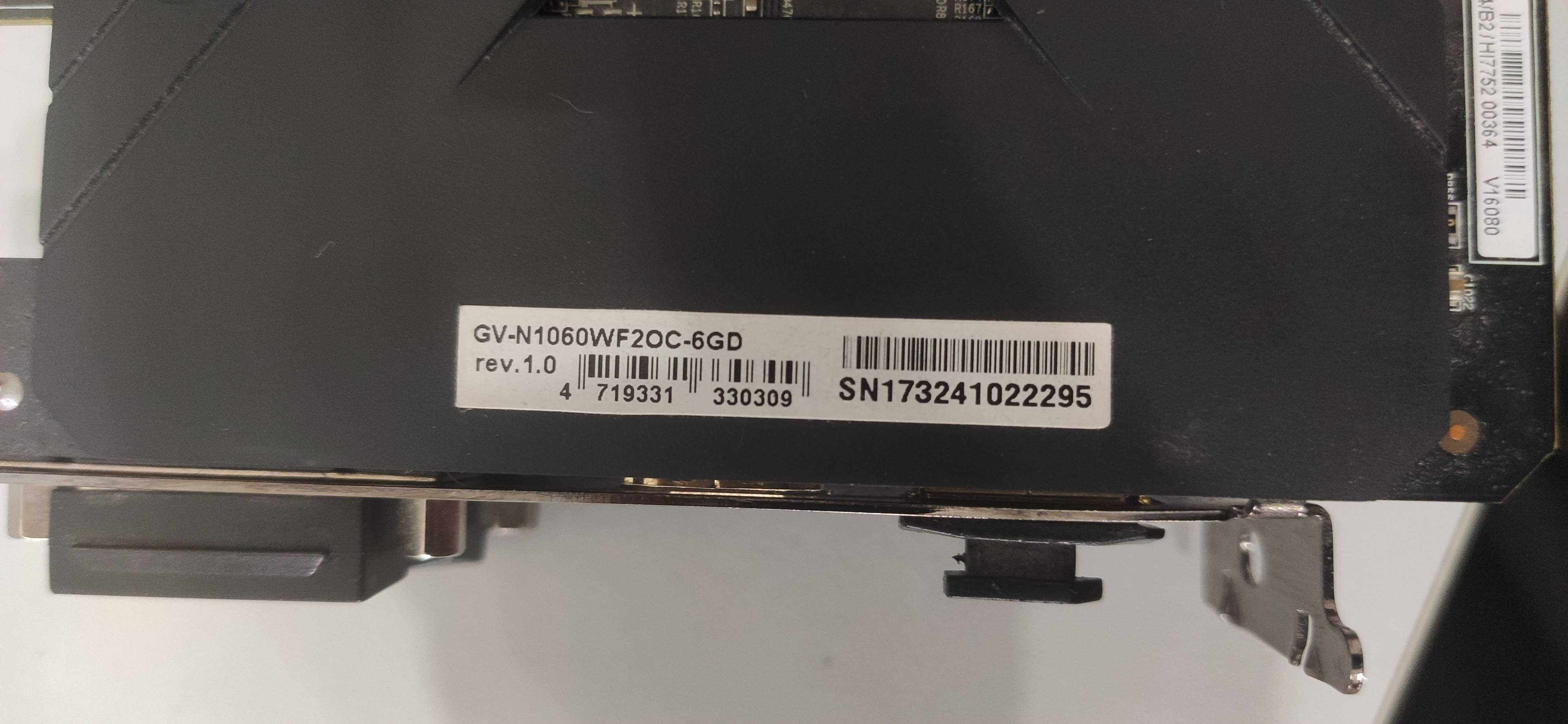 Видео карта GTX 1060 6GB - използвана