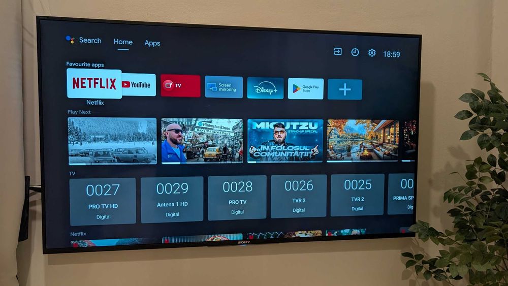 Televizor Sony Bravia Smart Android LED, 139 cm, 55XD8005, 4K Ultra HD