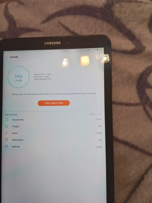 Samsung galaxy tab A2016 model  sm t-585
