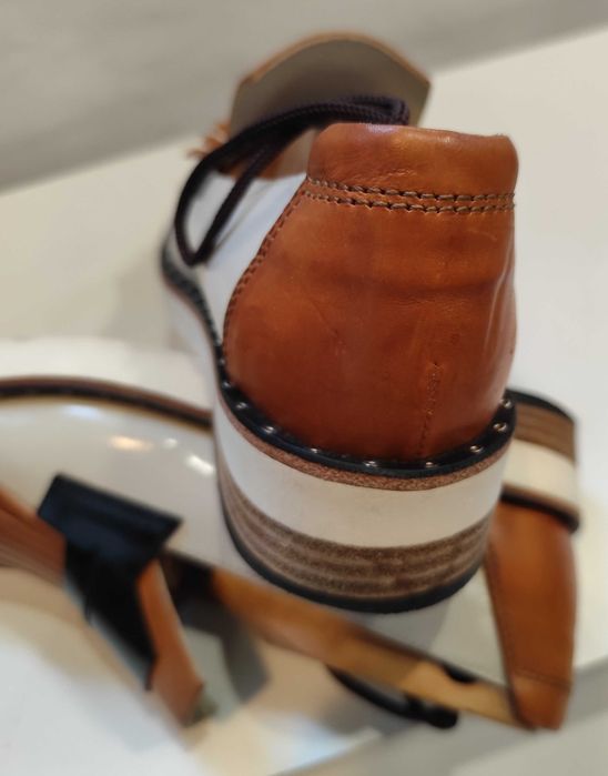 Pantofi mocasini 36.5 loafer Vic Matie piele naturala lustruita