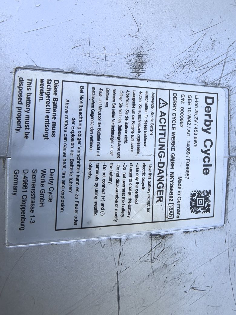 FLYER PANASONIC ЕЛЕКТРИЧЕСКИ Велосипед Колело 26 цола  8 скорости