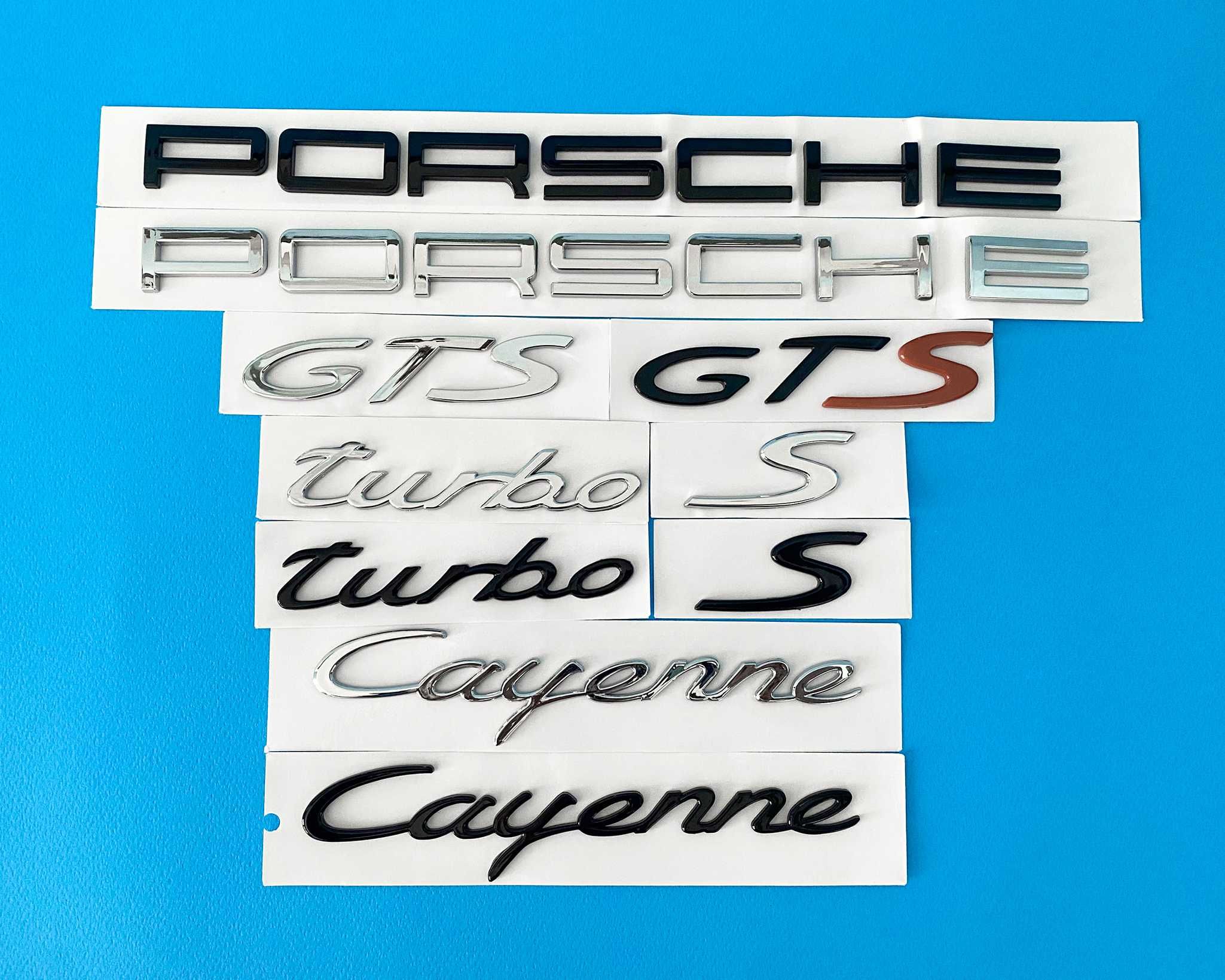 Надпис Porsche , емблема, бадж, порше, Cayenne, panamera, turbo s, gts